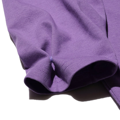 ZISE 013 SNAP BUTTON LONG SLEEVE TEE (PURPLE)