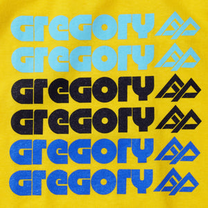 GREGORY TYPOGRAPHY T-SHIRT (YELLOW)