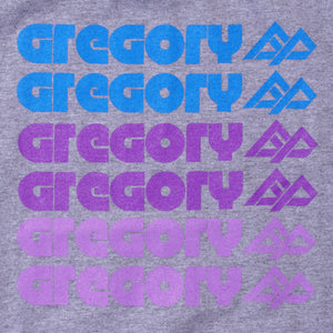 GREGORY TYPOGRAPHY T-SHIRT (GREY)
