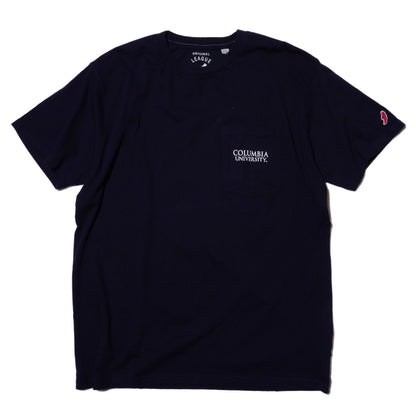 COLUMBIA UNIVERSITY POCKET T-SHIRT (LEAGUE CLASSIC FIT)