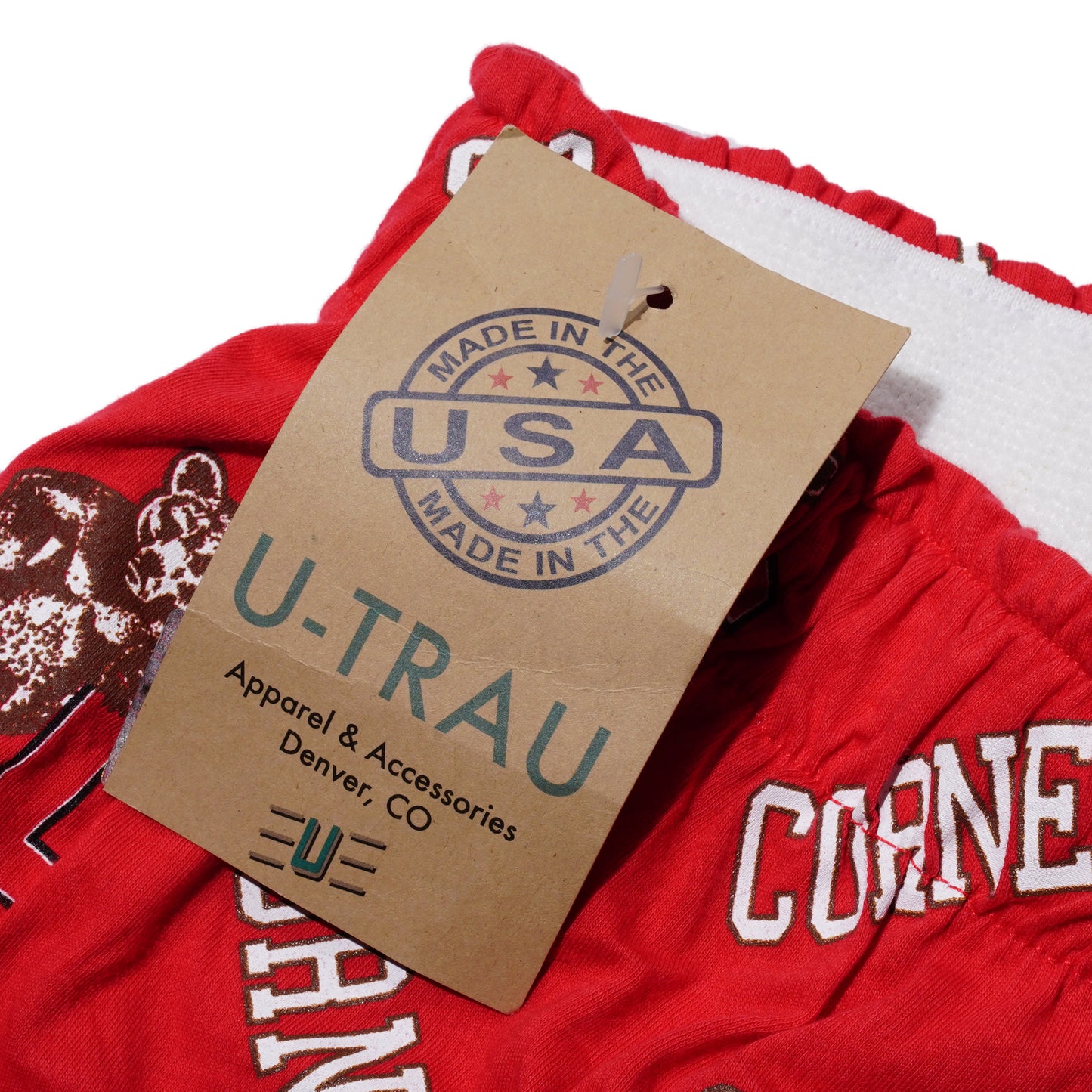 CORNELL UNIVERSITY "BEAR" MONOGRAM BOXER