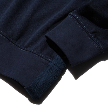 ZISE 015 TERRYCLOTH SWEATSHIRT (NAVY)