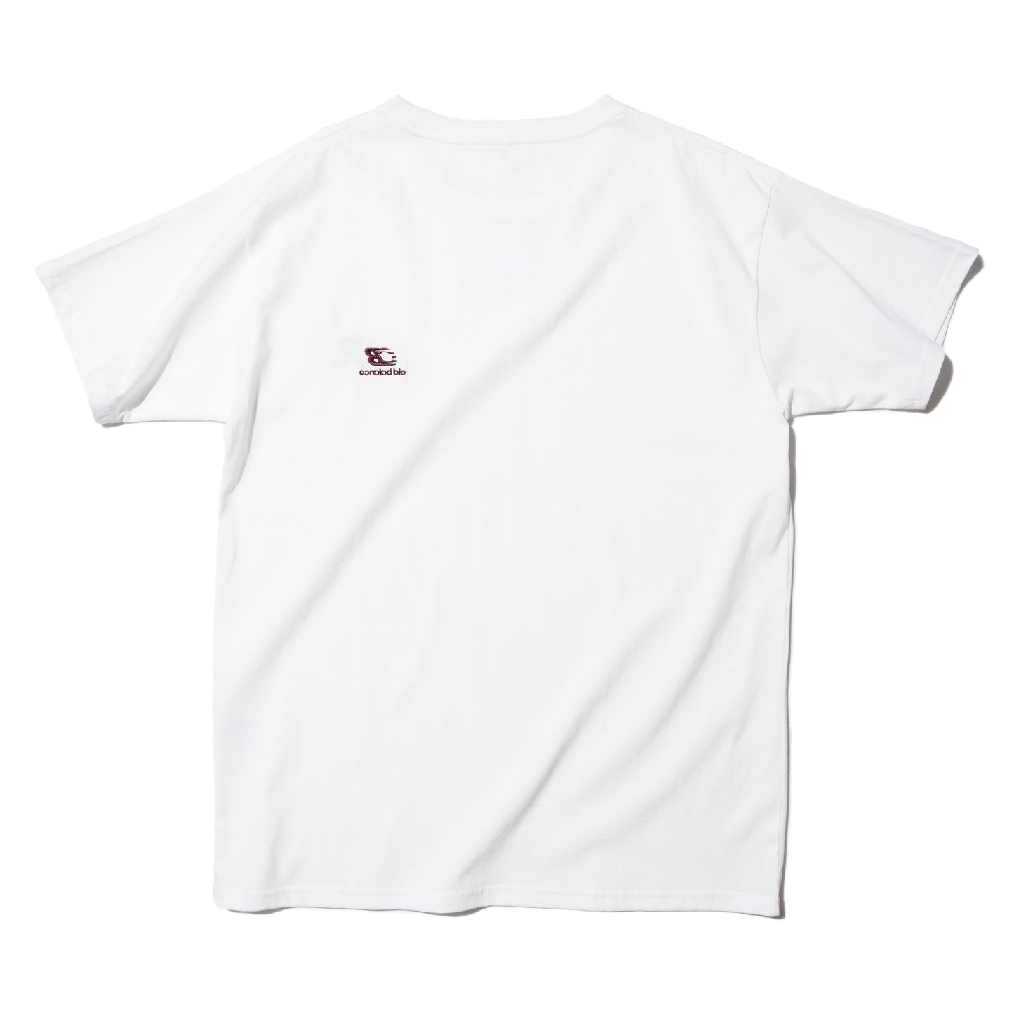 OLD BALANCE EMBROIDERY T-SHIRT (BURGUNDY)