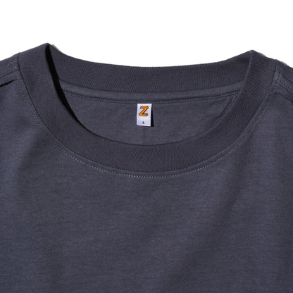 ZISE 013 SNAP BUTTON LONG SLEEVE TEE (GREY)