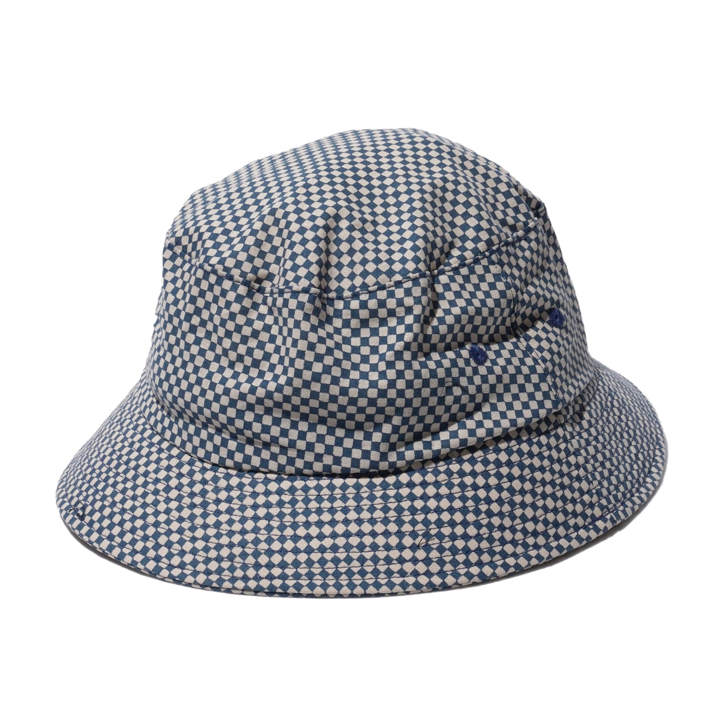 LITE YEAR MINI CHECK BUCKET HAT (VARSITY BLUE)