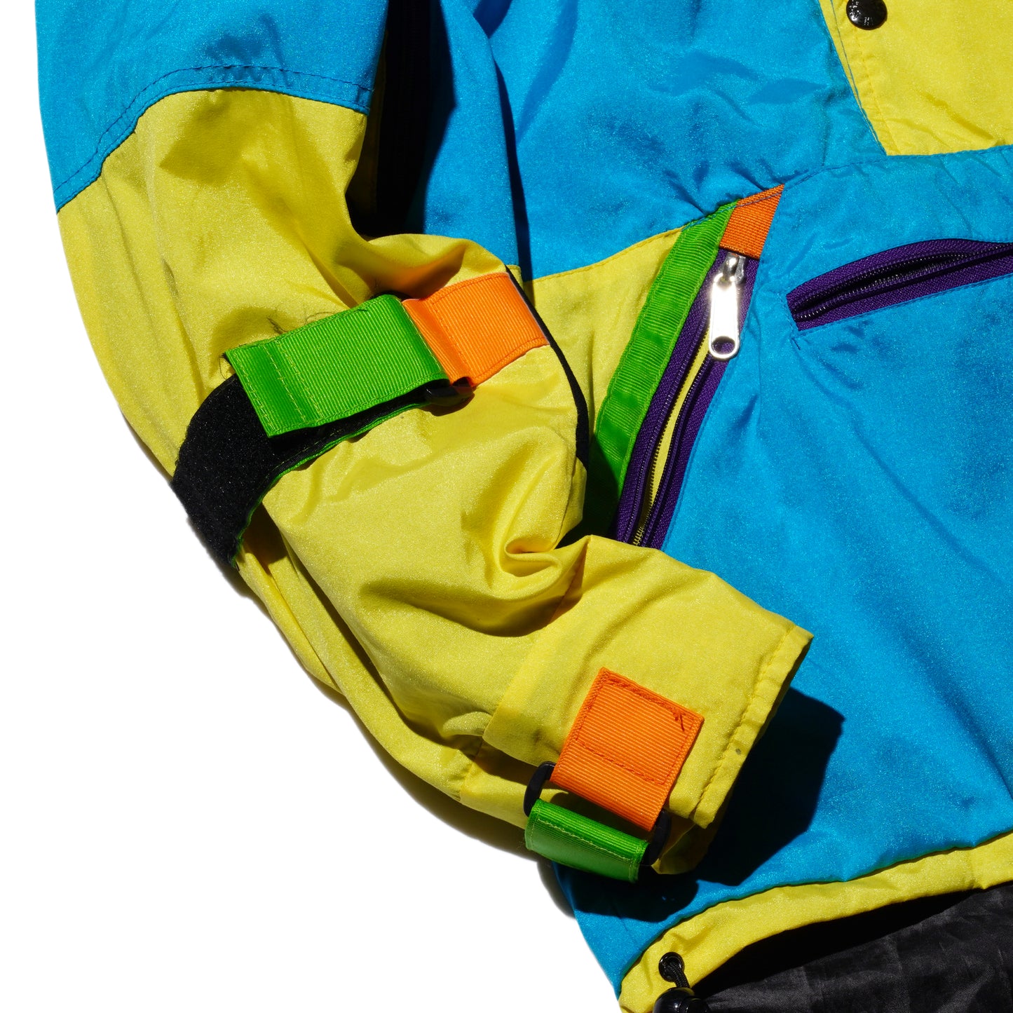 THE NORTH FACE COLOR PATCHWORK WINDBREAKER PULLOVER