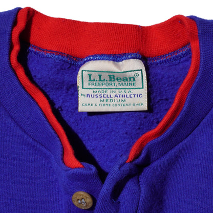 L.L.BEAN x RUSSELL ATHLETIC HENLEY NECK SWEATSHIRT