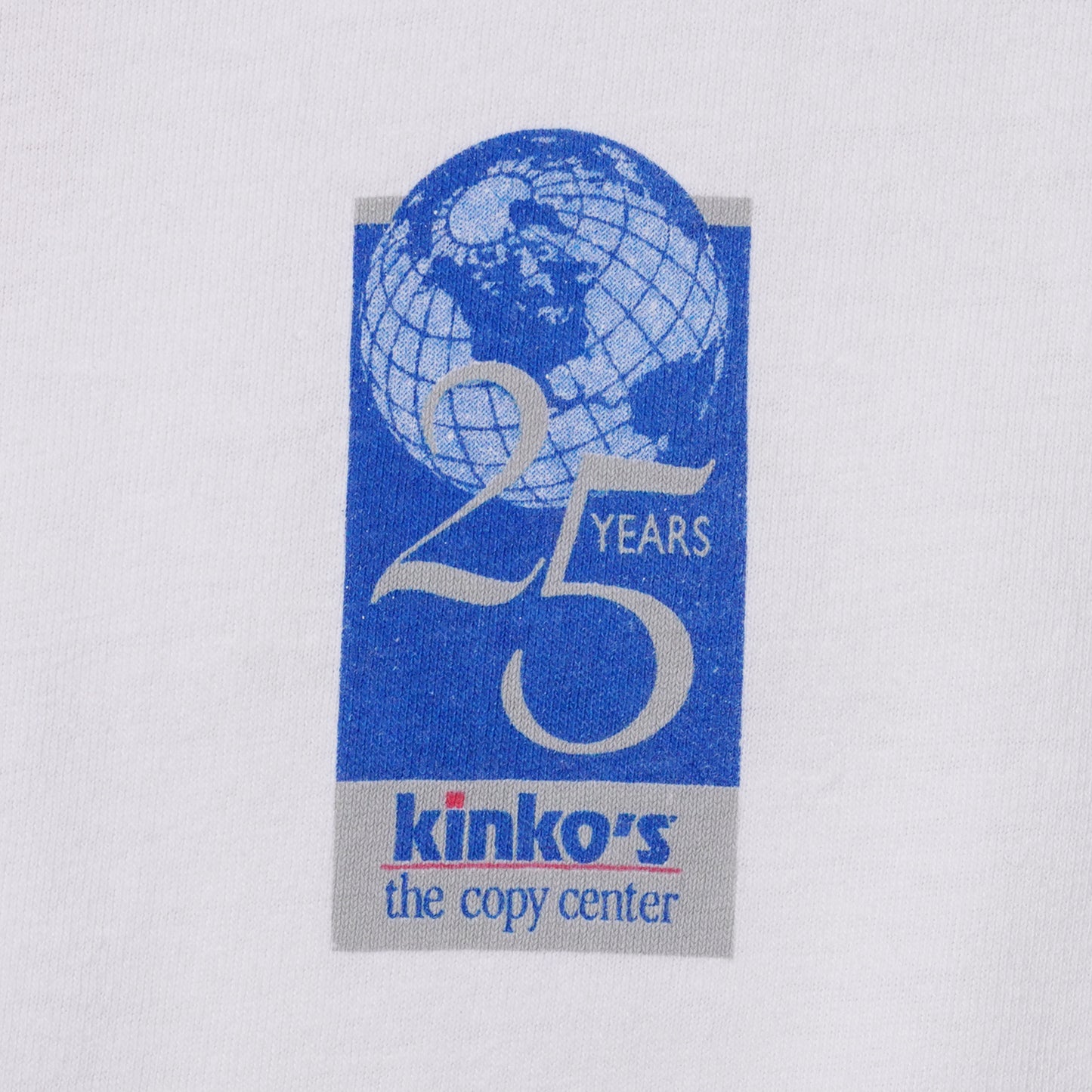 PLANET VISION "25 YEARS KINKO'S THE COPY CENTER" T-SHIRT