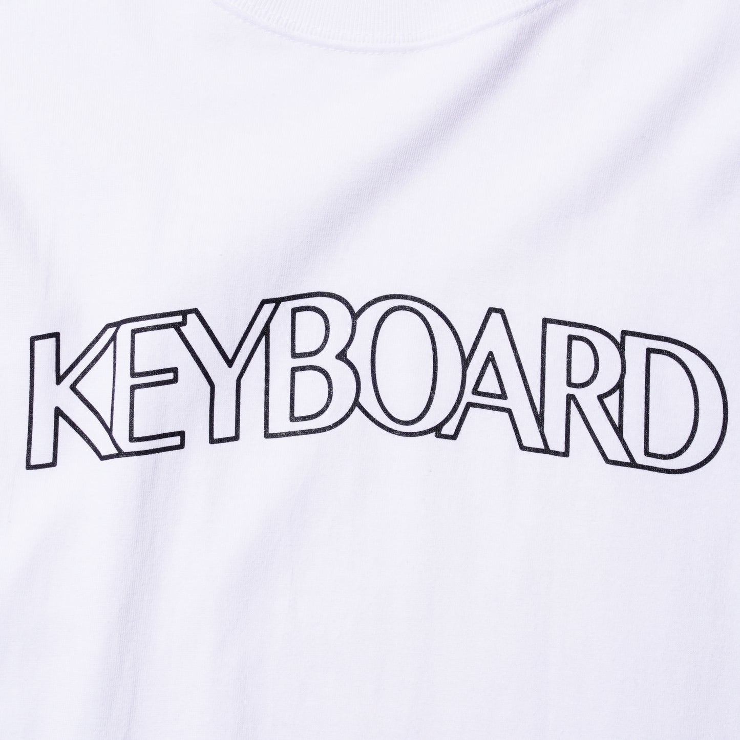 DARYL STUDIO x T.B.BROTHERS "KEYBOARD" LONG-SLEEVE T-SHIRT (WHITE)