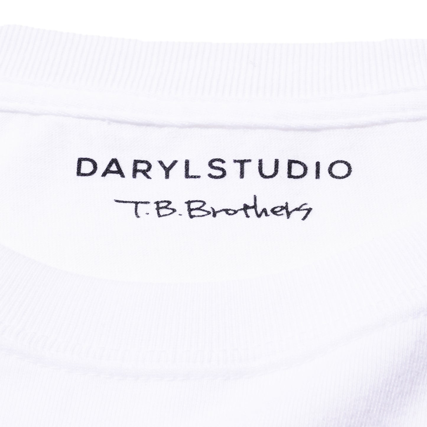 DARYL STUDIO x T.B.BROTHERS "KEYBOARD" LONG-SLEEVE T-SHIRT (WHITE)