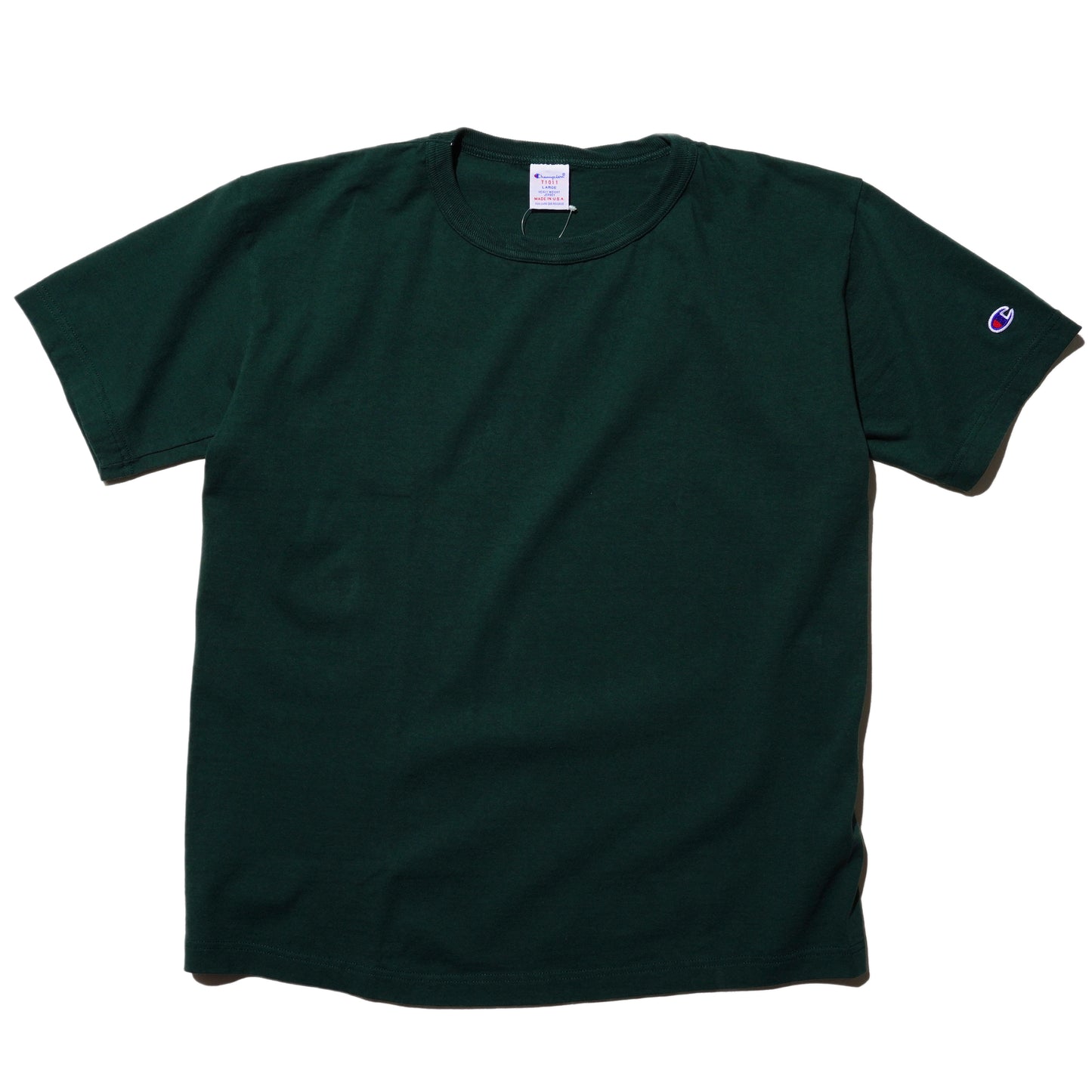 CHAMPION "T1011" HEAVY WEIGHT PLAIN T-SHIRT (ROYAL GREEN)