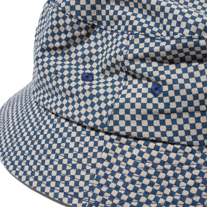 LITE YEAR MINI CHECK BUCKET HAT (VARSITY BLUE)