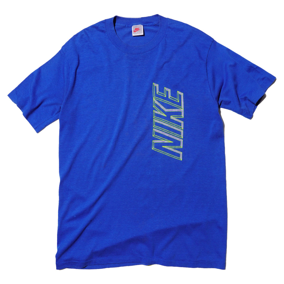 NIKE GREEN/PURPLE OUTLINE LOGO T-SHIRT