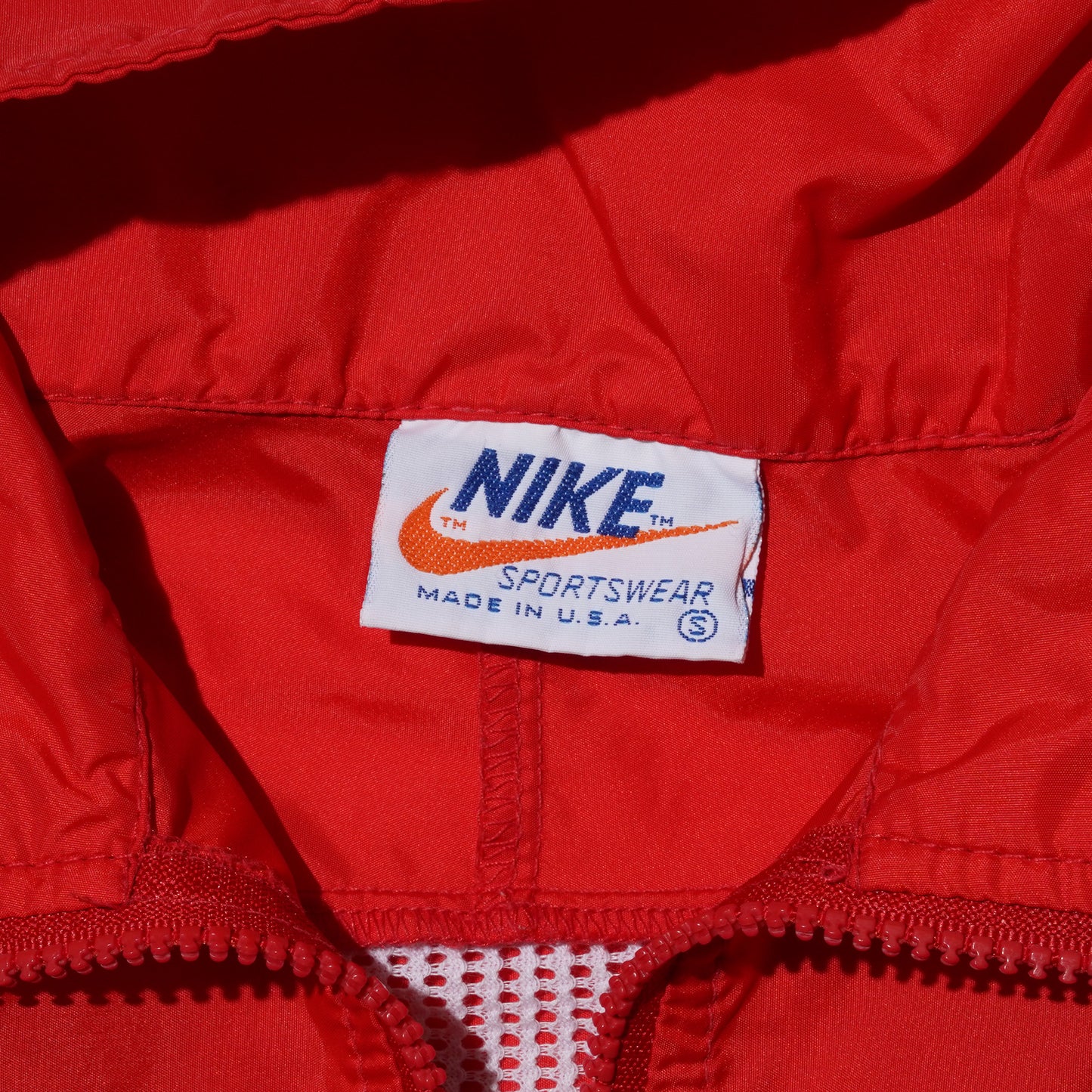 NIKE SPORTWARE NYLON HALF ZIP ANORAK JACKET