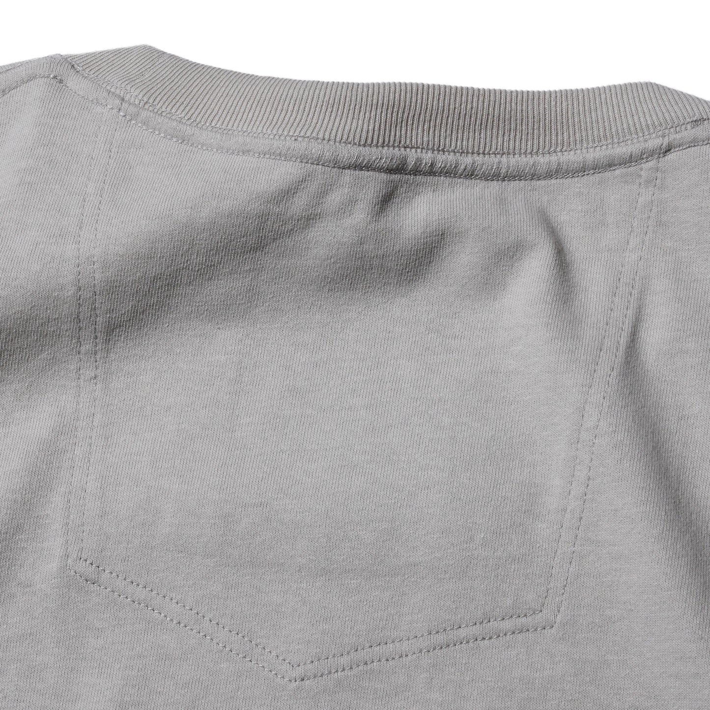 ZISE 002 PLAIN T-SHIRT (LIGHT GREY)