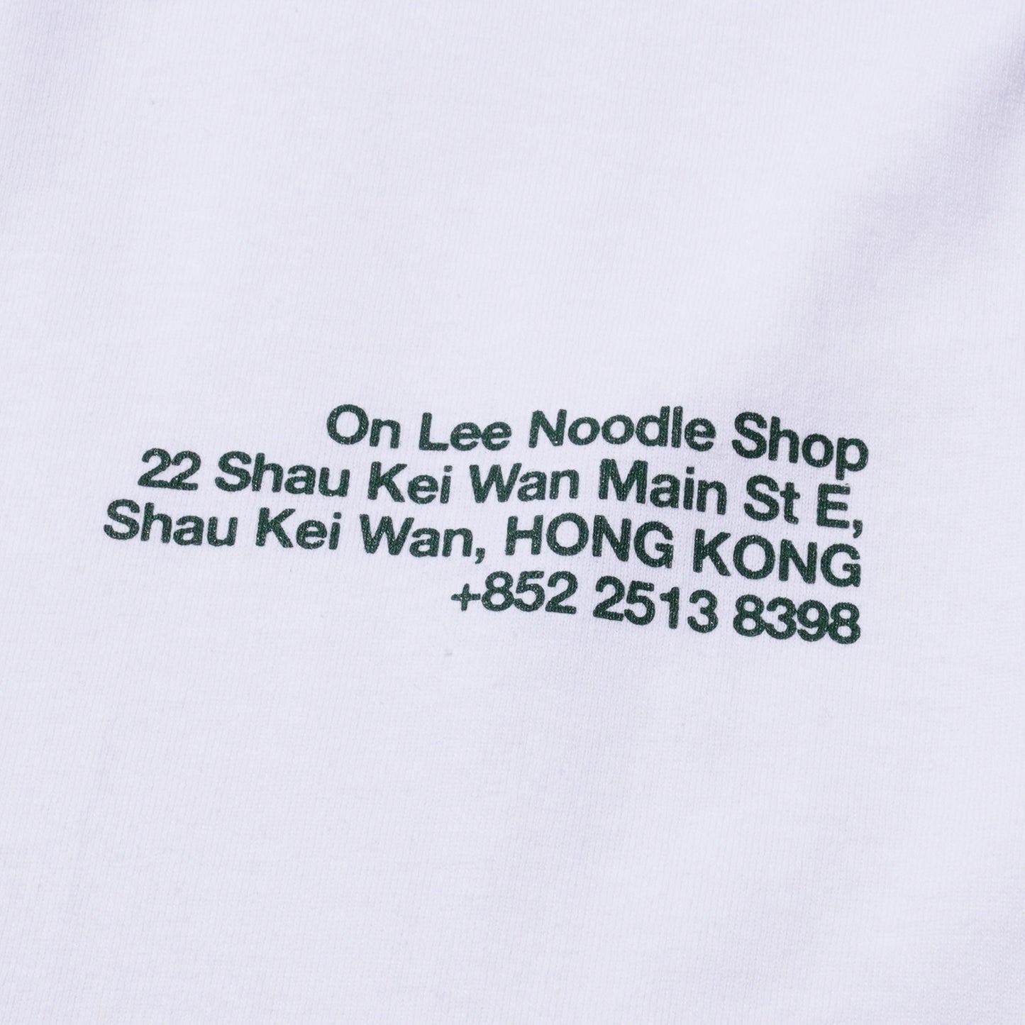 ASTERISK "安利 ON LEE" LONG-SLEEVE T-SHIRT (WHITE)