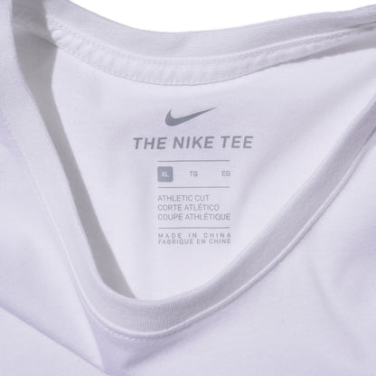 NIKE THE NIKE TEE HAND-DRAWN LOGO T-SHIRT (WHITE)