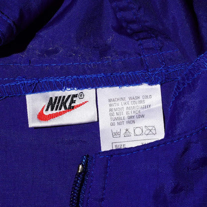 NIKE ACG NAVY LOGO QUARTER ZIP WINDBREAKER PULLOVER