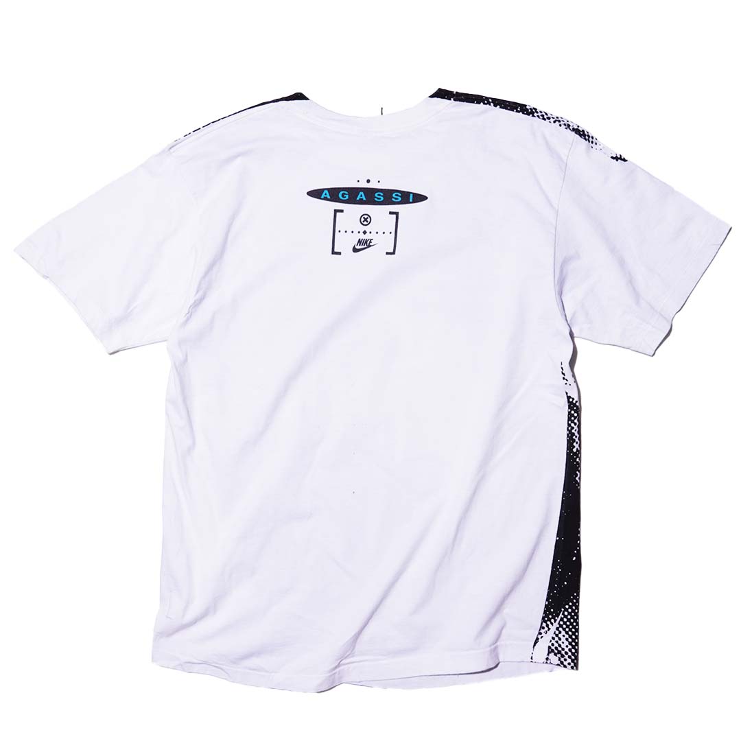 NIKE BIG FACE ANDRE AGASSI ALL OVER PRINT T SHIRT