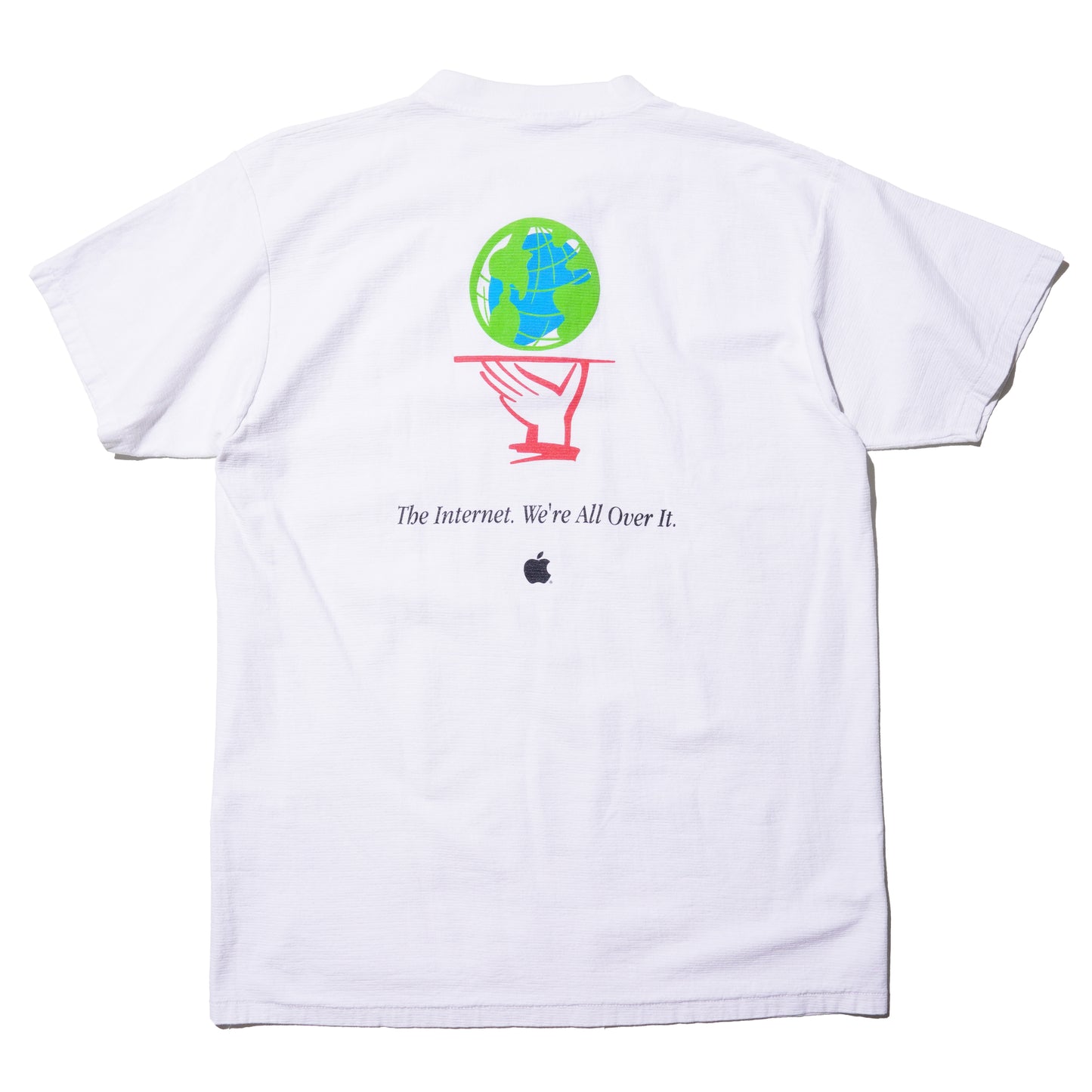 APPLE COMPUTER LOGO HENLEY T-SHIRT