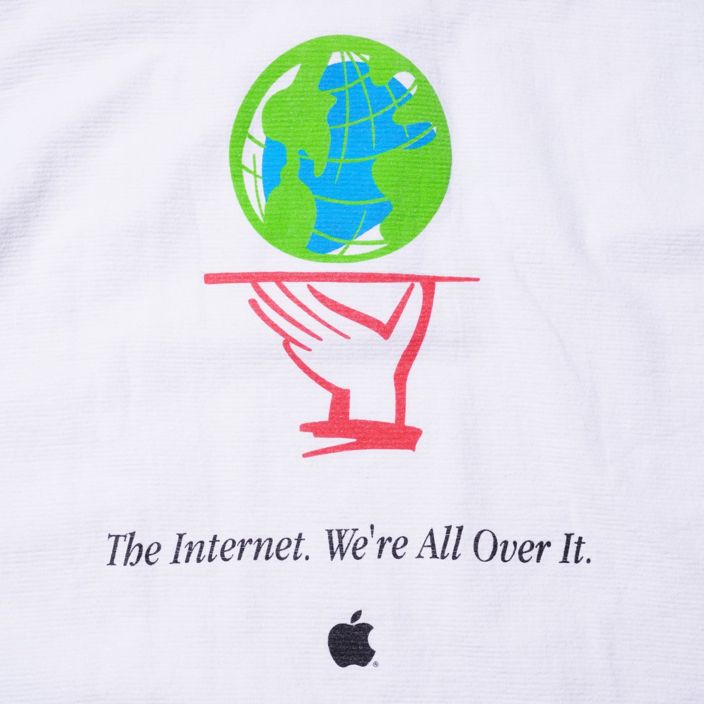 APPLE COMPUTER LOGO HENLEY T-SHIRT