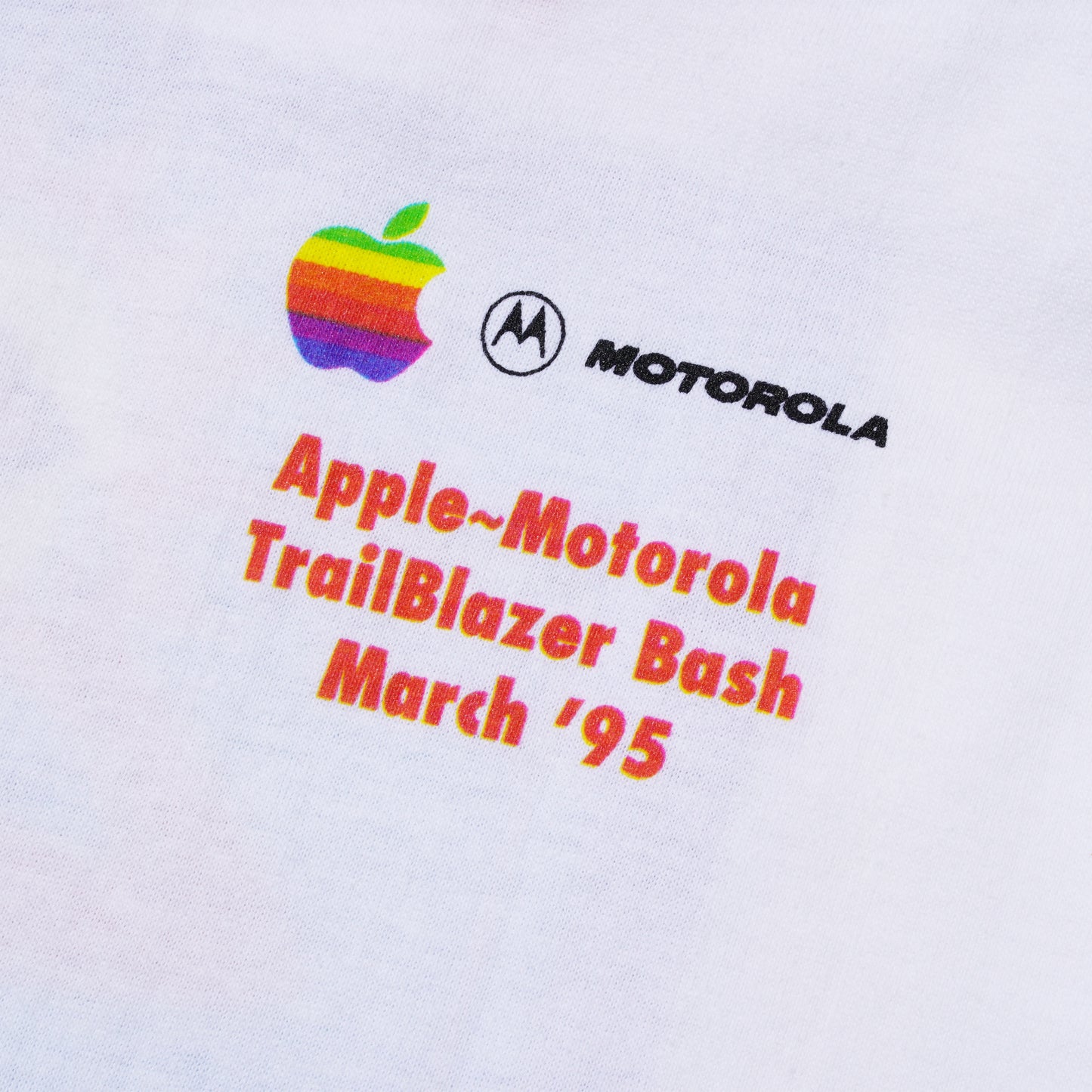 APPLE COMPUTER X MOTOROLA "POWER PC" T-SHIRT