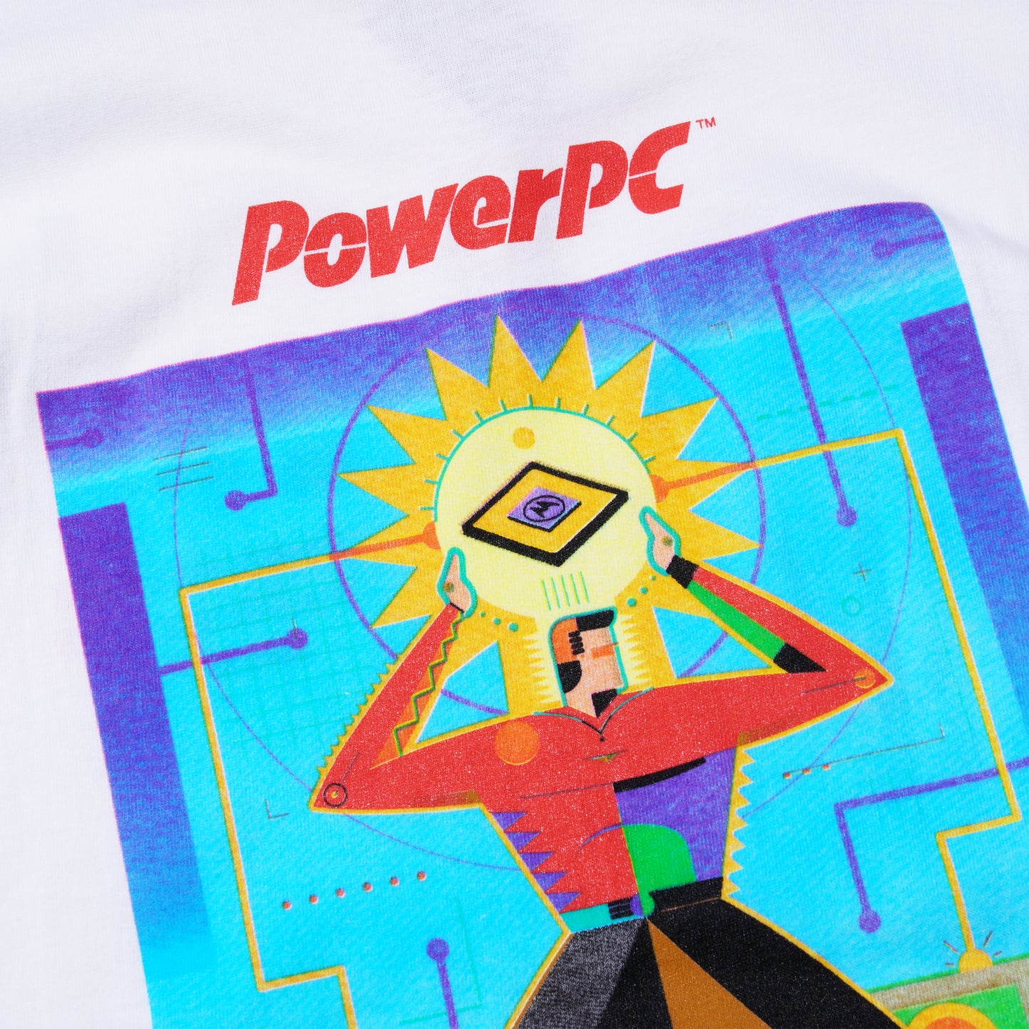 APPLE COMPUTER X MOTOROLA "POWER PC" T-SHIRT