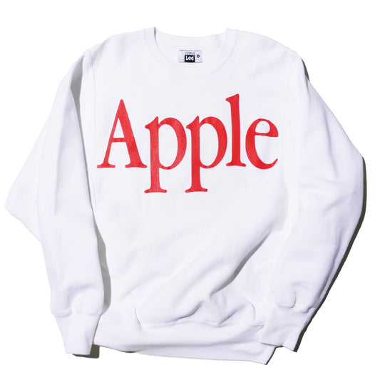 APPLE COMPUTER RED LOGO SWEATSHIRT BY LEE