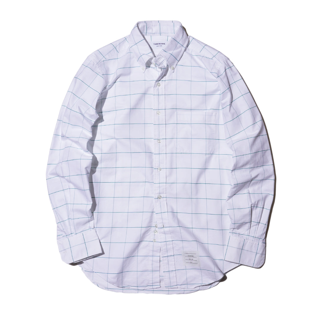 Thom Browne Green Line Oxford Shirt