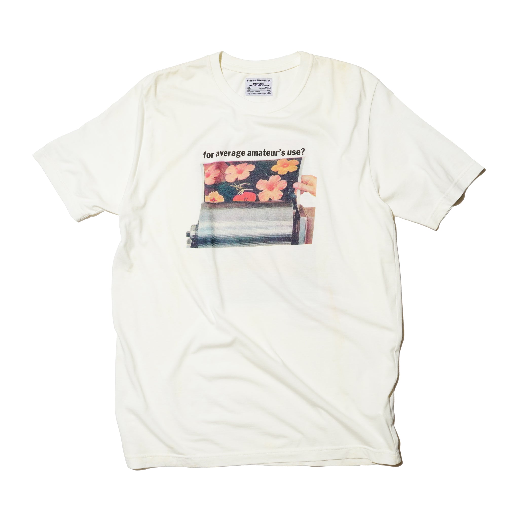 UNDERCOVERISM FRAGMENT TEE