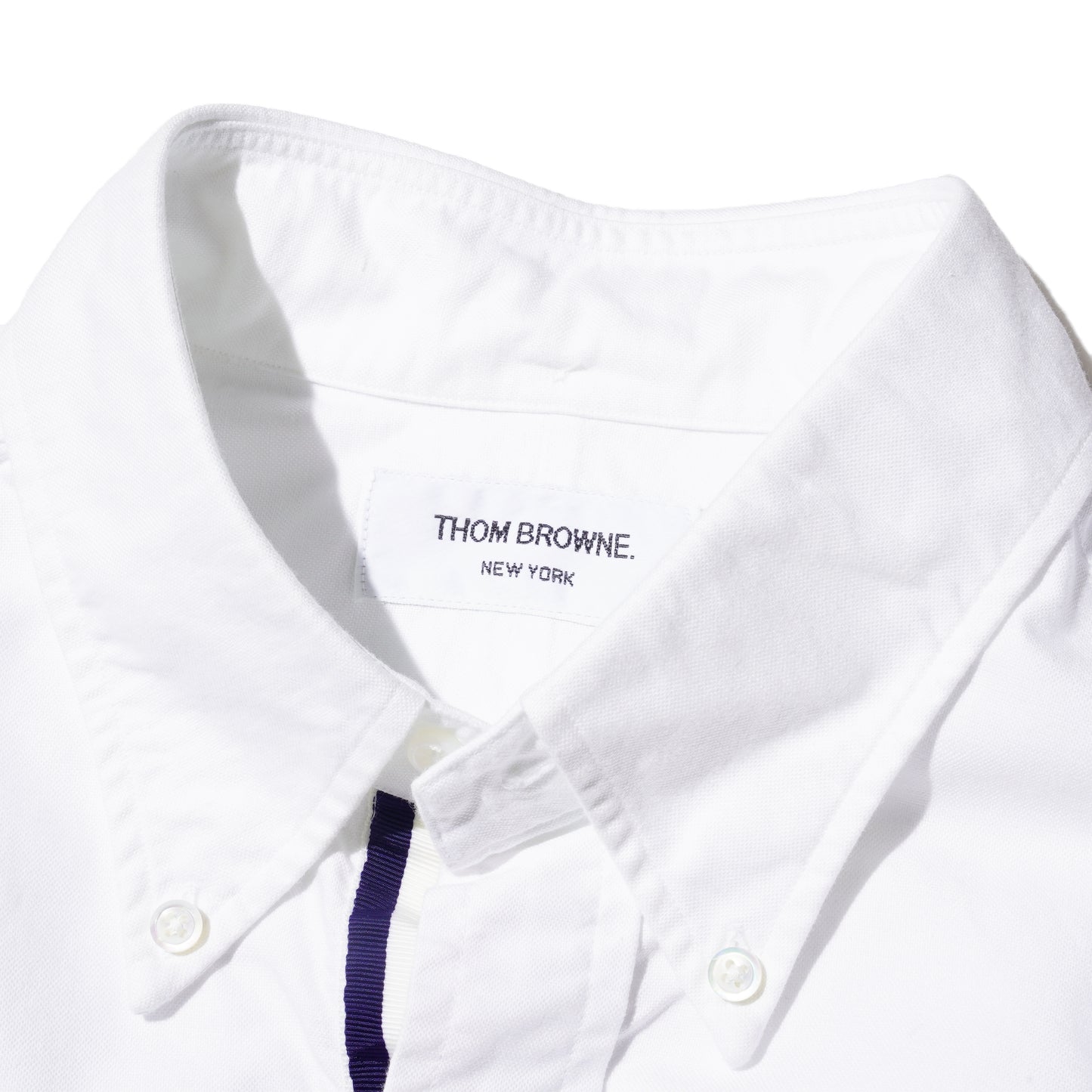 Thom Browne Grosgrain Placket Oxford Shirt