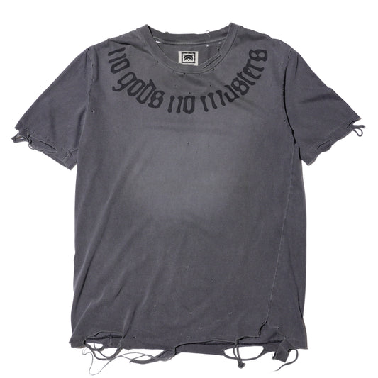 UNDERCOVER SS03 "Scab" No Gods No Masters Distressed T-Shirt