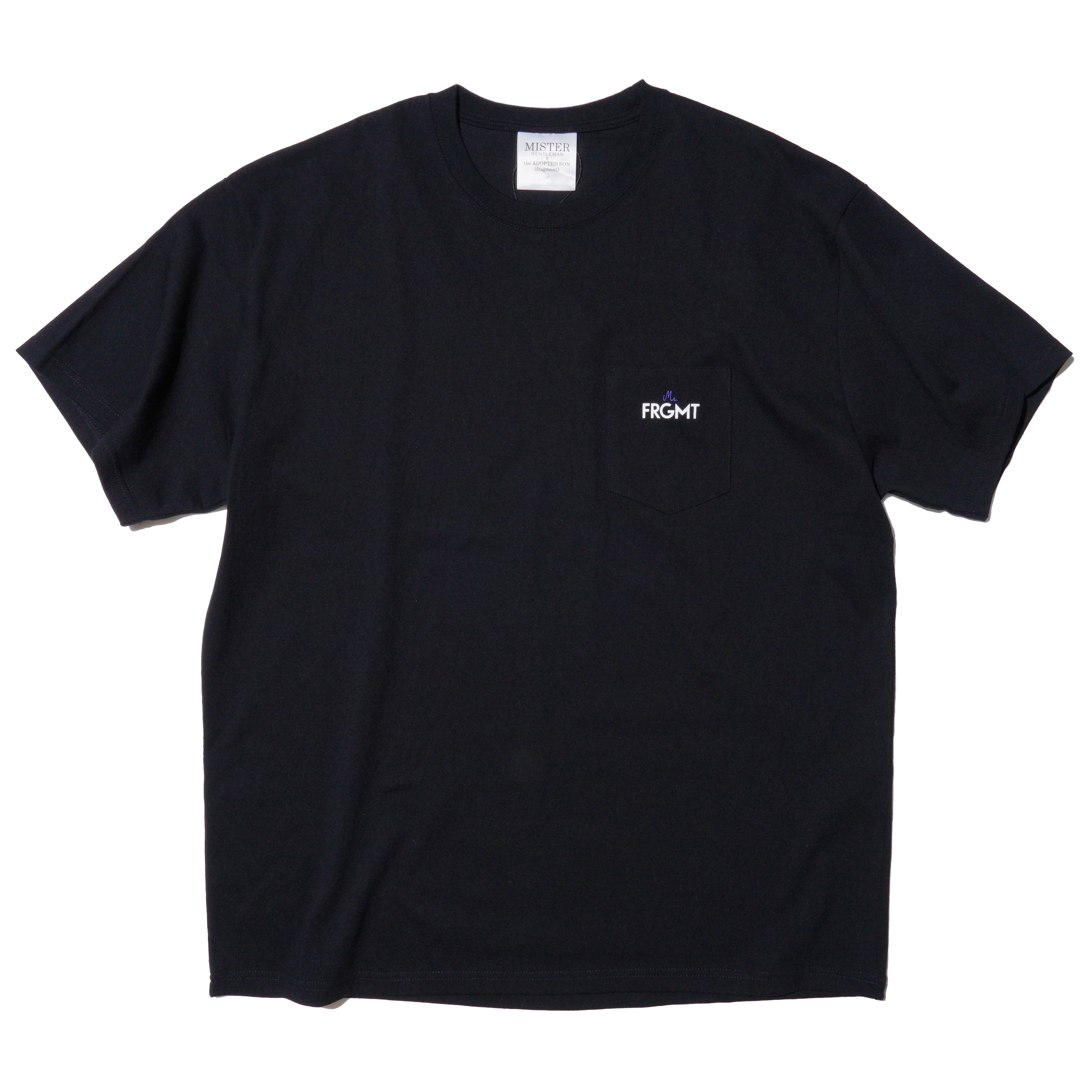 MISTERGENTLEMAN x The Adopted Son x Fragment Design Pocket TEE (BLACK)