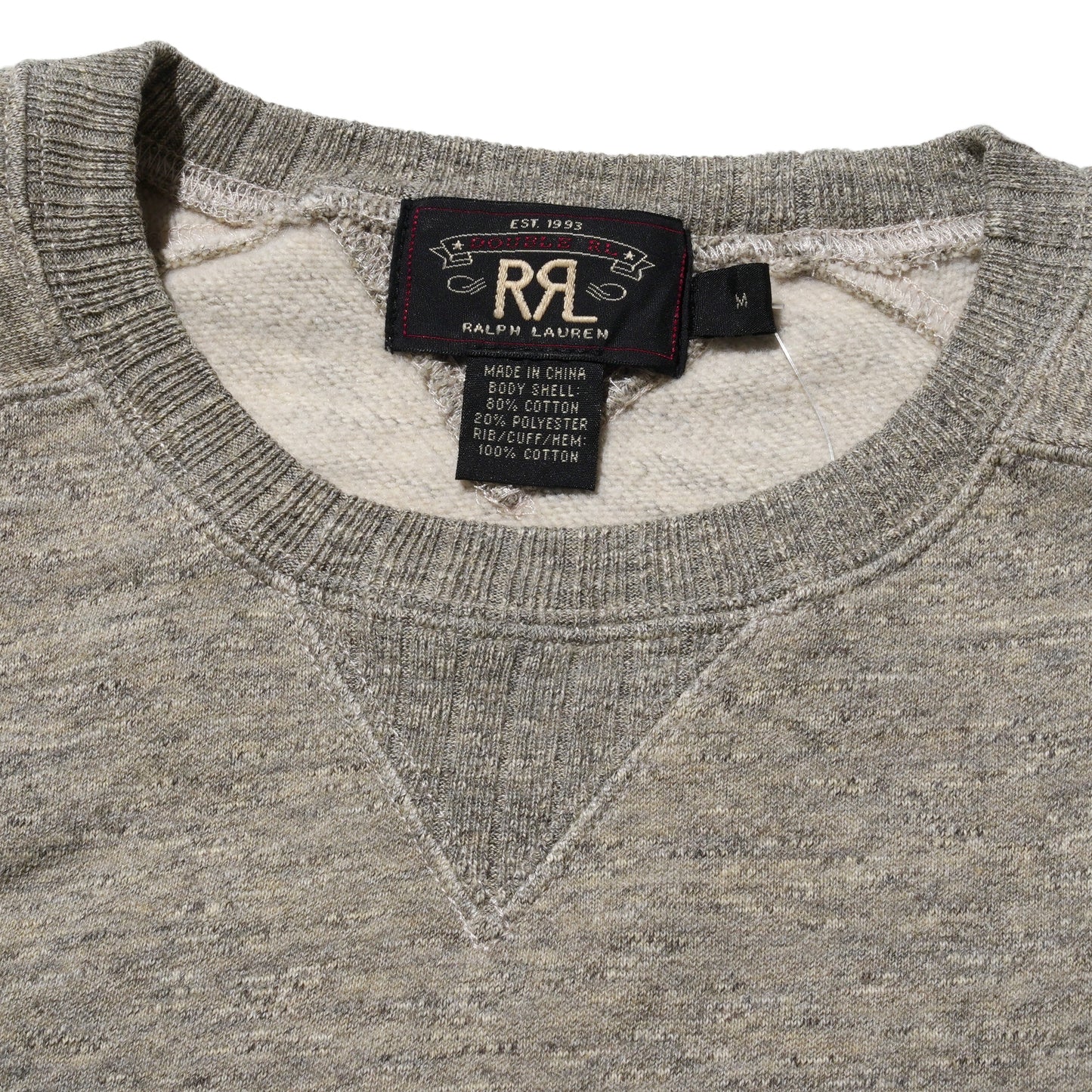 Double RL "Salt & Pepper" Sweatshirt