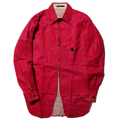 Yohji Yamamoto Zip-up Shirt Jacket