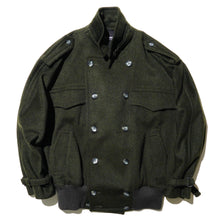 Raf Simons Double-Breasted Wool Military Jacket