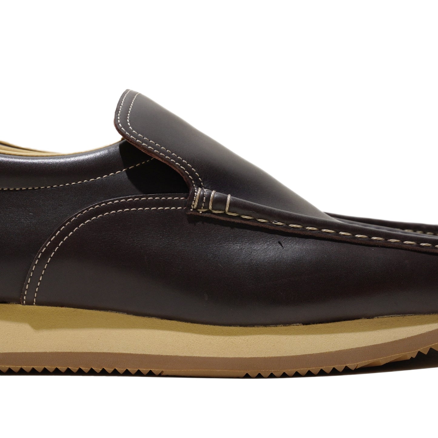 Hermès Leather Slip-on Sneakers (Brown)