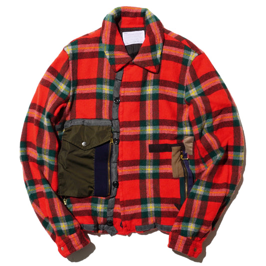 Kolor Checker Flannel Jacket