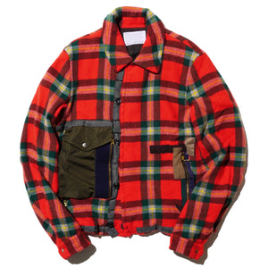 Kolor Checker Flannel Jacket