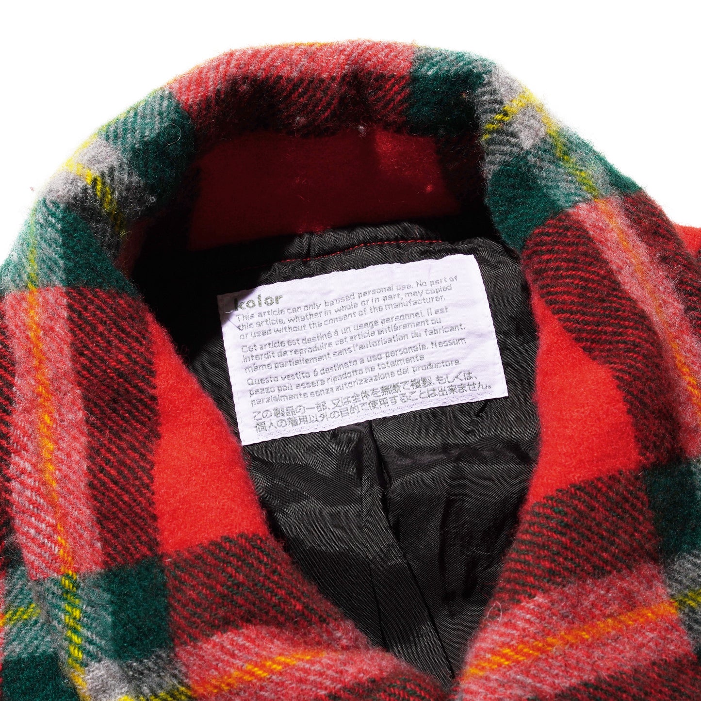 Kolor Checker Flannel Jacket