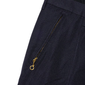 Kolor Golden Zipper Cropped Pants