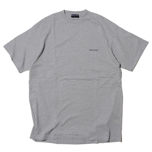 Balenciaga Logo T-Shirt (Grey)