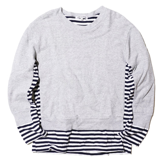 Comme des Garçons Striped Patchwork Sweatshirt