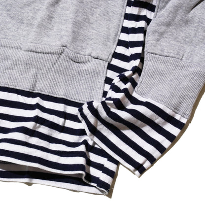 Comme des Garçons Striped Patchwork Sweatshirt