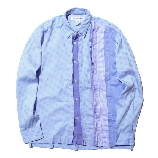 Comme des Garçons SHIRT Patchwork Ruffle Shirt