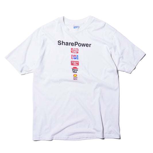 HANES SHAREPOWER FOOD LOGO T-SHIRT