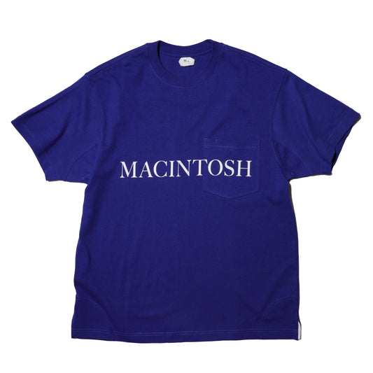 ZISE 001 "MACINTOSH" POCKET T-SHIRT, BY ASTERISK + IDEA (NAVY)