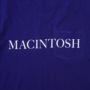 ZISE 001 "MACINTOSH" POCKET T-SHIRT, BY ASTERISK + IDEA (NAVY)