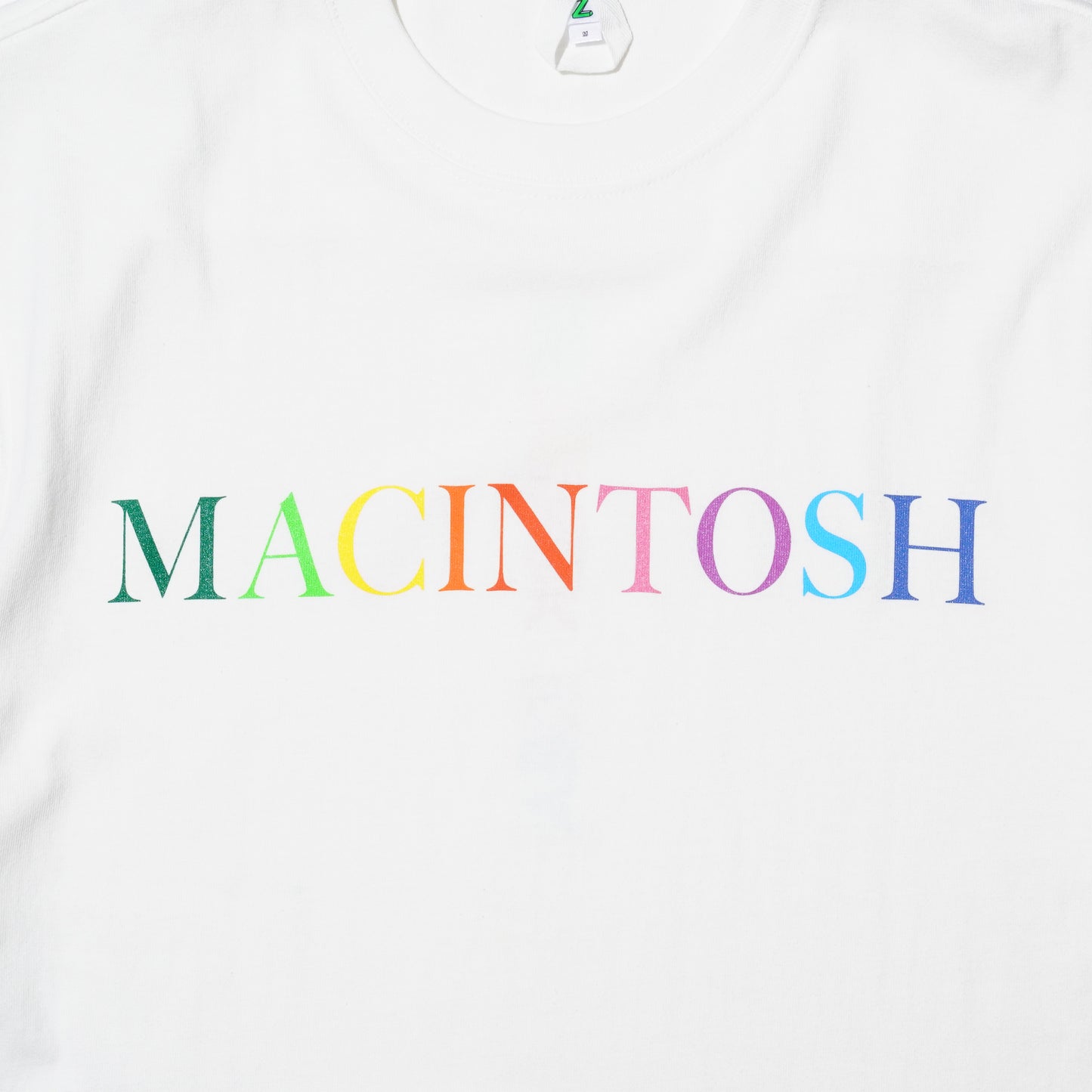 ZISE 001 "MACINTOSH" T-SHIRT, BY ASTERISK + IDEA (WHITE)