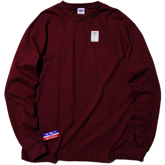 CAMBER FINEST #705 LONG SLEEVE T-SHIRT (BURGUNDY)